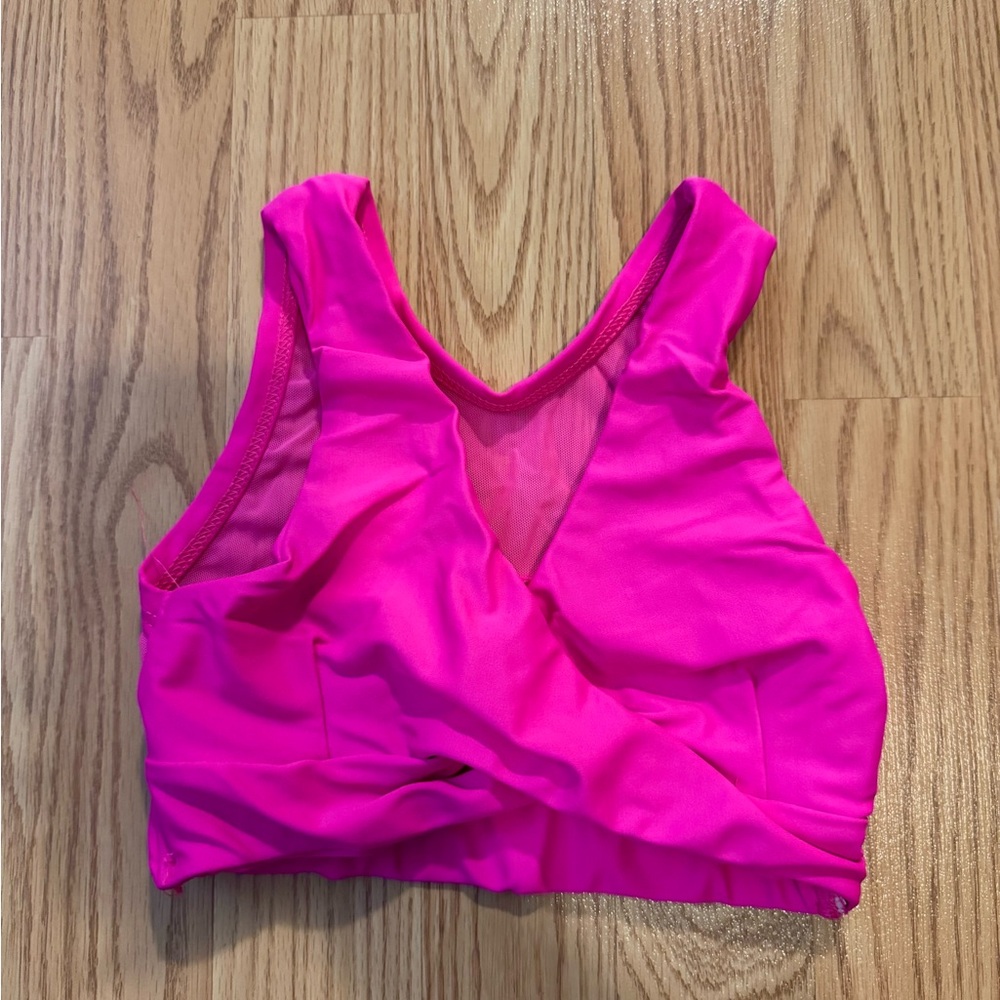 Girl’s Pink Dance Sports Bra